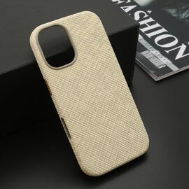 Futrola WOVEN TOUCH MagSafe - iPhone 17 krem (MS).