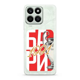 Silikonska futrola ultra tanka (skin) PRINT CLEAR - Huawei Honor X6c ZF002 (MS).