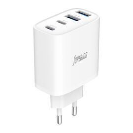 Kuciste punjaca Superior SU-4001AACC 40W GaN Fast PD + USB belo (MS).