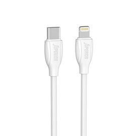 USB data kabl Comicell Superior CO-BX19 Fast 20W 3A Type C na Lightning 1m beli (MS).