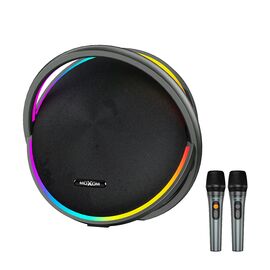 Zvucnik bluetooth Moxom 300W MX-SK106 sa dva mikrofona crni (MS).
