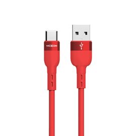 USB data kabl Moxom MX-CB184 silicone Type C 3A 1m crveni (MS).