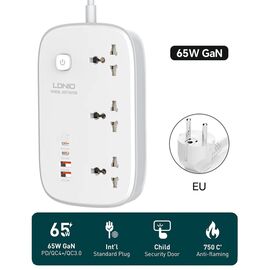 Produzni kabl LDNIO SC3416 EU 3 uticnice + 2xUSB QC 2xPD GaN 2m.