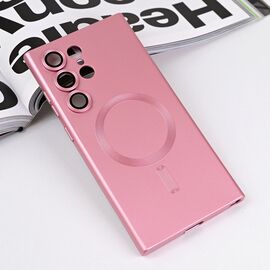 Futrola Magsafe Chrome - Samsung Galaxy S23 Ultra roze.