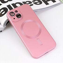 Futrola Magsafe Chrome - iPhone 15 6.1 roze.