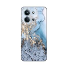 Silikonska futrola PRINT - Xiaomi Redmi 15C 4G Blue Gold Marble.