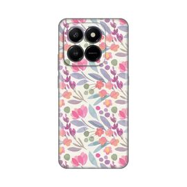 Silikonska futrola PRINT - Honor X7d 4G/400 Smart 5G Watercolor Flowers.