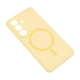 Futrola Magsafe Pure color - Samsung S941 Galaxy S26 zuta.