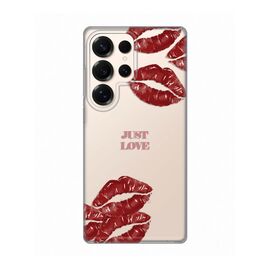 Silikonska futrola PRINT Skin - Samsung S938 Galaxy S25 Ultra Just Love Pink.