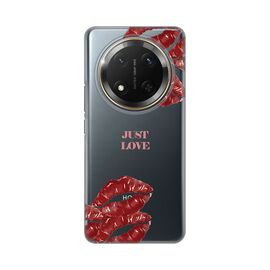 Silikonska futrola PRINT Skin - Huawei Honor Magic 7 lite Just Love Pink.