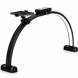 Stona LED lampa Half moon crna.