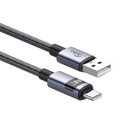Data kabl KONFULON DL94, LCD displej (ekran) Display, USB na Type C 1m.