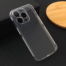 Silikonska futrola Ultra Thin with pluggy - iPhone 15 Pro 6.1 Transparent.