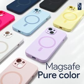 Futrola Magsafe Pure color - iPhone 13 Pro lila.