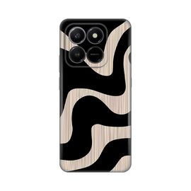 Silikonska futrola PRINT Skin - Honor X7d 4G/400 Smart 5G black (crni) Flow.