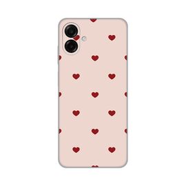 Silikonska futrola PRINT - Samsung A075F Galaxy A07 Beige Hearts.