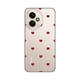 Silikonska futrola PRINT - Huawei Honor 400 Red Hearts.