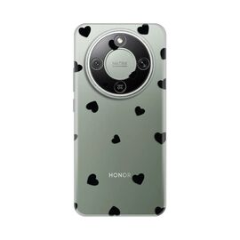 Silikonska futrola PRINT Skin - Huawei Honor Magic 8 Lite Hearts.