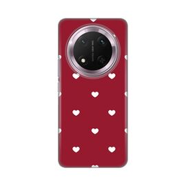 Silikonska futrola PRINT Skin - Huawei Honor Magic 7 lite Burgundy Hearts.