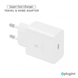 Kucni Punjac Pluginn AJ-45 PD Fast 45W redizajn - Samsung CE beli.