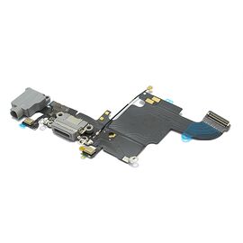 Flet kabl - Iphone 6S sa konektorom punjenja i Handsfree slušalica crni (MS).