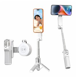 Univerzalni drzac Coteci 3u1 (foto nastavak + selfie stick + tripod) magnetic TR-070 beli.