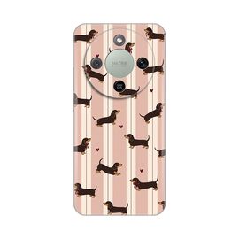 Silikonska futrola PRINT Skin - Huawei Honor Magic 8 Lite Dachshunds Love.