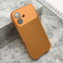 Futrola COLOR METAL MagSafe II - iPhone 16 (6.1) narandzasta (MS).