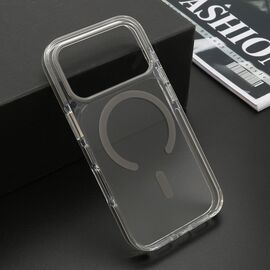 Futrola COLOR providna MagSafe - iPhone 17 Pro/iPhone 18 Pro (6.3) siva (MS).