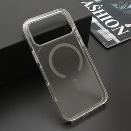 Futrola COLOR providna MagSafe - iPhone 17 Pro Max (6.9)/iPhone 18 Pro Max (6.9) siva (MS).