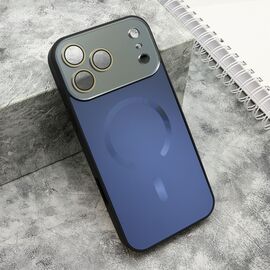 Futrola COLOR METAL Magsafe - iPhone 17 Pro Max (6.9)/iPhone 18 Pro Max (6.9) crna (small camera) (MS).