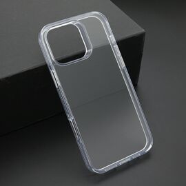 Futrola COLOR frame za iPhone 16 Pro Max (6.9) srebrna (providna) (MS).
