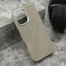 Futrola PRESTIGE LEATHER MagSafe - iPhone 17 siva (MS).