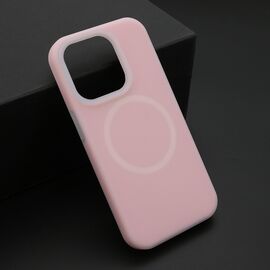 Futrola PASTEL COLOR MagSafe - iPhone 15 Pro (6.1) roze (MS).