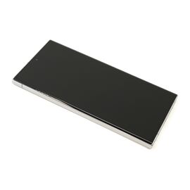 LCD displej (ekran) - Samsung Galaxy S23 Ultra 5G + Touch screen + frame silver OLED (MS).