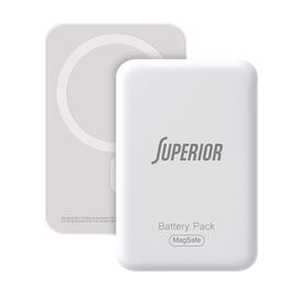 Univerzalna Back Up Baterija MagSafe Superior 15W 10000 mAh beli (MS).