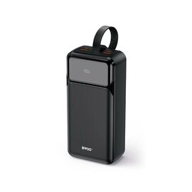 Univerzalna Back Up Baterija BWOO LCD displej (ekran) Display USB-A/Type C 65W 30000mAh crni (MS).