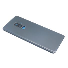 Poklopac baterije - Samsung G965 Galaxy S9 Plus + staklo kamere Titanium grey (NO LOGO) (MS).