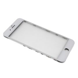 Staklo touchscreen-a - Iphone 7 Plus + frame + OCA stiker (Crown Quality) white (beli) (MS).