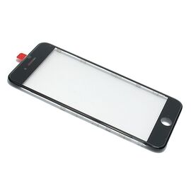 Staklo touchscreen-a - Iphone 7 PLUS sa frejmom + oca black (crni) (MS).