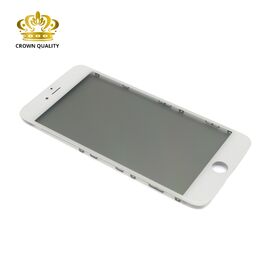 Staklo touchscreen-a - Iphone 7 Plus + frame + OCA stiker + polaroid ORG (Crown Quality) white (beli) (MS).