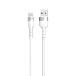 USB data kabl Moxom MX-CB184 3A lightning 1m beli (MS).