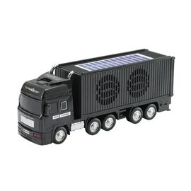 Zvucnik bluetooth WS-691 sa solarnim punjenjem kamion crni (MS).