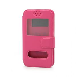 Futrola na preklop univerzalna - mobilni telefon 4.3-4.5" pink.