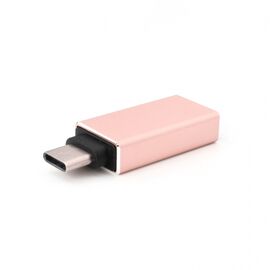 Adapter USB 3.0 Z na TYPE C M JWD-AD76 roze.