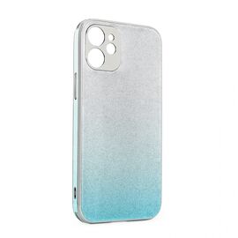 Futrola Glass Glitter - iPhone 12 Mini 5.4 plava.