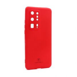 Silikonska futrola Teracell Giulietta - Huawei P40 Pro+ mat crvena.