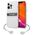 Futrola Guess 4G Stripe Charm - iPhone 13 Pro Max 6.7 siva (GUHCP13XKB4GGR).