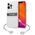 Futrola Guess 4G Stripe Charm - iPhone 13 Pro siva (GUHCP13LKB4GGR).