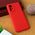 Silikonska futrola Teracell Giulietta - Xiaomi Redmi Note 12S (EU) mat crvena.